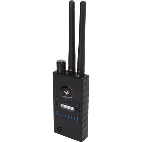 Détecteur de micros espions à double antenne, anti-interférences radio, 1 MHz à 8 000 MHz, détecteur de caméras pour entreprises (1/5)