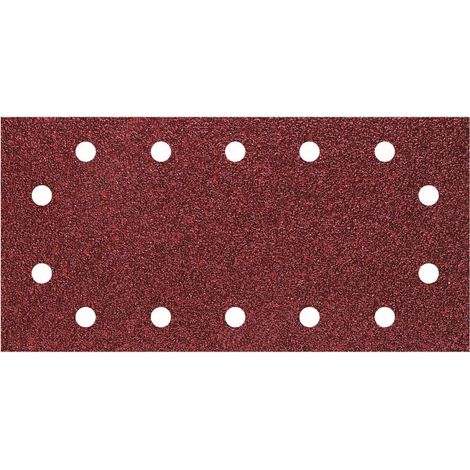 Wolfcraft Haftschleifstreifen K80 115 x 230 mm 5 Stück für Schwingschleifer (1/2)