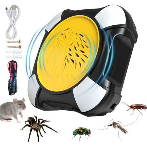 à ultrasons pour extérieur, Chambre Coucher, Anti-moucherons, étanche la poussière, Salon, Camping-Car, Cuisine, Restaurant, sous-Sol, terrasse, hôtel - (1/5)