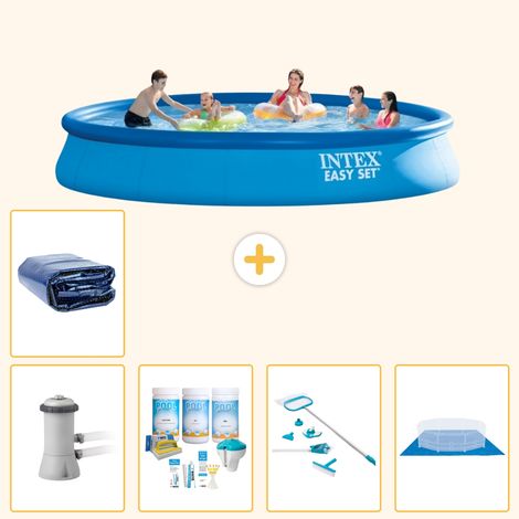 Intex Piscine Easy Set Ronde - 457x84 cm - 6-pièces S20282 (1/5)