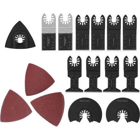 Set mit 25 Sägeblättern aus Kohlenstoffstahl, Schreinerwerkzeug, schwarz, vielseitig einsetzbar (1/5)