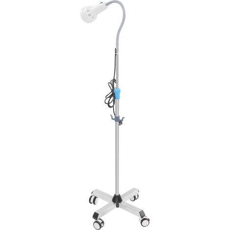 Lampe Chirurgicale Médicale Dentaire Rotation à 360° LED Lampe D'examen Chirurgical Type Support De Sol Avec Roues,Pour Usage Ambulatoire, Dentaire, Familial (Avec 4 roulettes) (1/5)