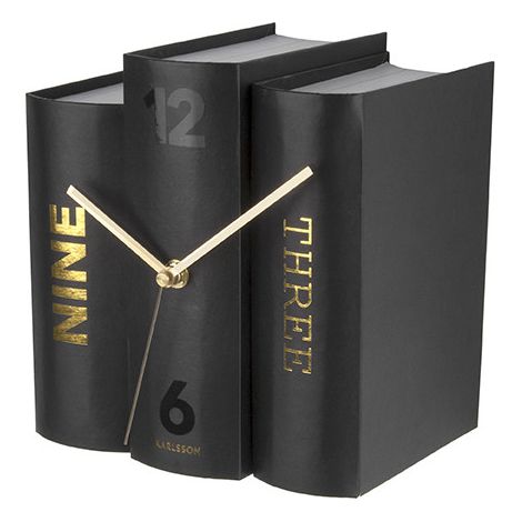 Horloge à poser design original effet livres BOOKS (1/5)