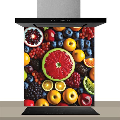 Fond de hotte décorative, vitamine multicolore 60x70 Fond de hotte (1/2)