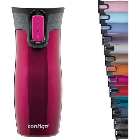 Contigo West Loop 2.0 Lampone - Tazza termica 470 ml (1/4)