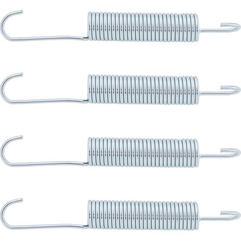 Lot de 4pcs 115x14x1,9mm Ressorts Inclinables en Acier Galvanisé à Double Crochet Pièce de Rechange Adaptée Aux Fauteuils Inclinables Et Aux Canapés (1/5)