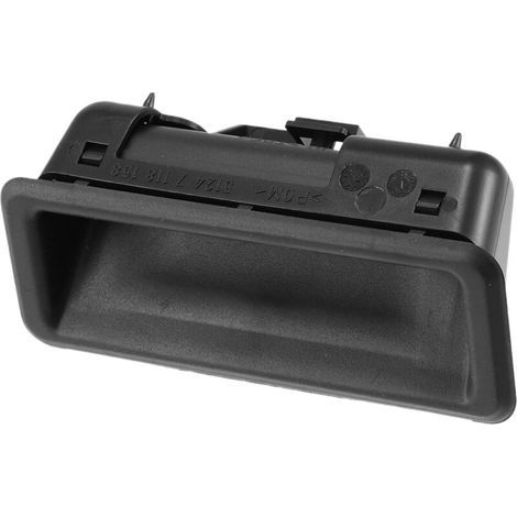 Heckklappenentriegelungsschalter – Schwarzer ABS-Kunststoff-Druckknopf – Kompatibel mit BMW 1er, 3er, 5er, X1, X5, X6 – OEM-Nummer 51247118158 (1/5)