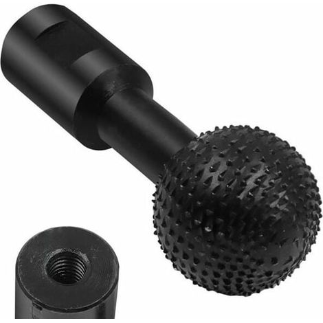 Molle Rotative - Tête de Meulage en Acier Carbone - Pour Meuleuse Angulaire 115 mm et 125 mm - Interface 14 mm - Lot de 1 (1/5)
