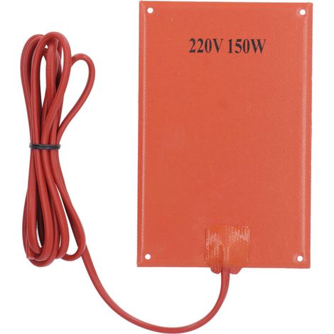 Placa calefactora de silicona para armarios – 150 W, 220 V, deshumidificación rápida, alta resistencia al calor.