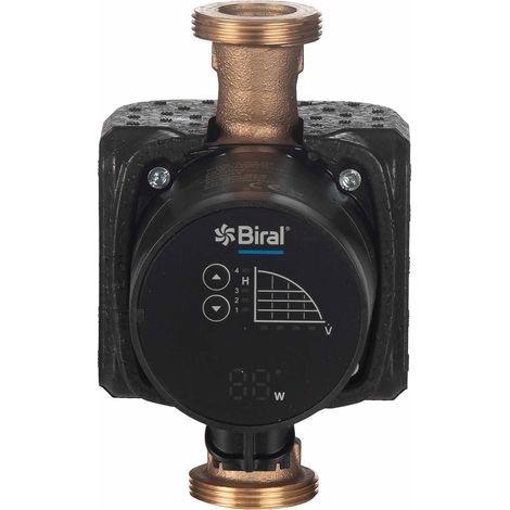 Biral Trinkwasser-Umwälzpumpe CompAX 25-6 180 BLUE mit Wärmedämmschale