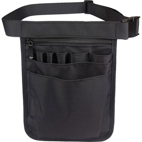 Sac à outils de jardinage multifonctionnel avec ceinture réglable et pochette de rangement. (1/5)