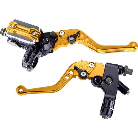 Jin Taizi Kupplungs- und Handbremseneinheit, Hauptbremszylinder für Vorderradbremse, 22-mm-CNC-hydraulischer Scheibenbrems-Hauptbremszylinder für Motorrad, 6-Gang-Umbau (1/5)