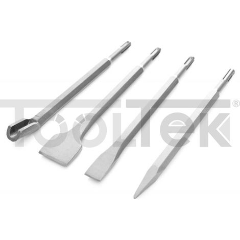 SCALPELLI PUNTE SGORBIE TRAPANO SCALPELLO ATTACCO SDS-PLUS 250mm 4pz (1/4)