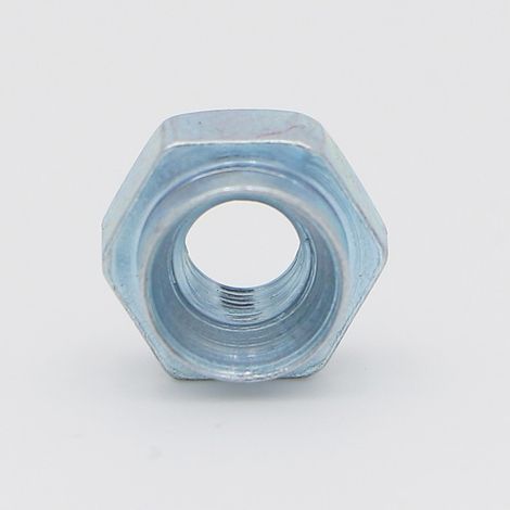 Ecrou à riveter Hexagonal Acier zingué M8 Epaisseur tole 1MM-1 pièce (1/4)