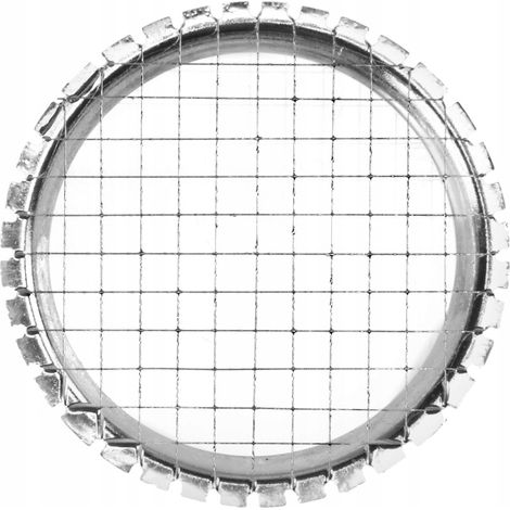 Cortador de verduras, malla grande, 9 cm Platino