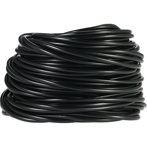 Tuyau d'arrosage de 50 m, diamètre 4/7 mm, pour système d'irrigation goutte à goutte, idéal pour jardin, pelouse, terrasse et plantes. Alimentation en eau.