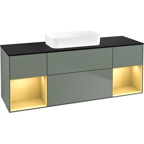 Villeroy & Boch F742HFGM meuble sous-lavabo Finion F74 (1/2)