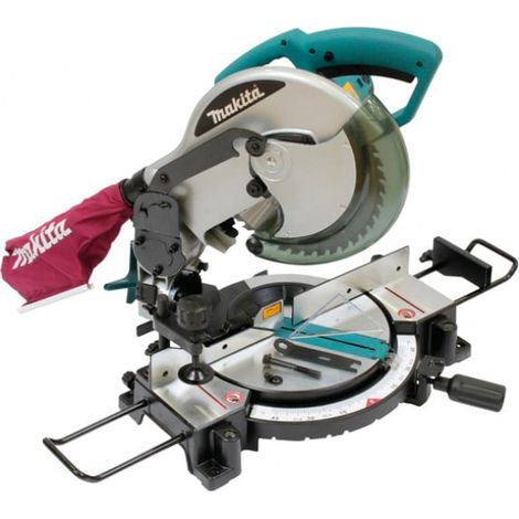 Makita – Scie à onglet d'établi 1500W – Lame 255mm – Profondeur de coupe 75mm – Inclinaison 0-45° – Pour bois dur et teck
