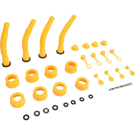 Benzinkanister-Auslauf-Reparaturset, 8-mm-Bohrer, Überlaufschutz, universelle Benzinkanisterdüse für die meisten Benzinkanister (1/5)