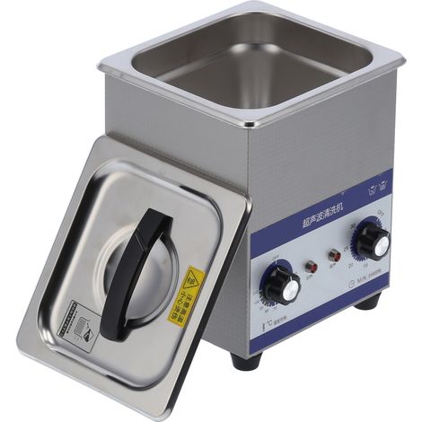 Nettoyeur ultrasonique 2L Mini machine à laver pour le nettoyage de bijoux et de dents JP‑010 40000Hz Prise UE 220V (1/5)
