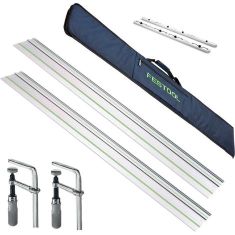 Festool Führungsschiene FS 1400/2 + Verbinder FSV/2 + FS-BAG + FSZ120 (1/2)