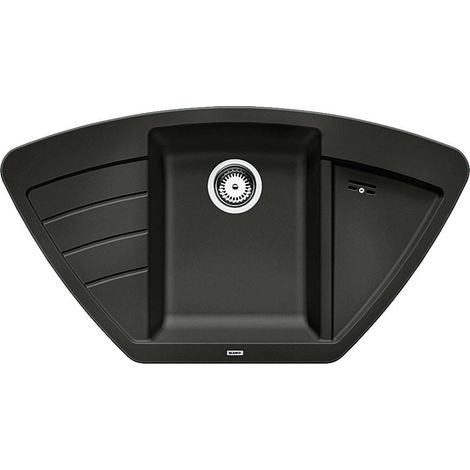 Blanco Zia 9 - Silgranitspüle, 93x51 cm, Schwarz 526031