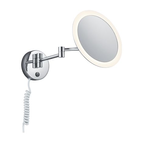 Applique Led da Bagno Piccola con Specchio Tondo Retroilluminato View GD Trio (1/2)