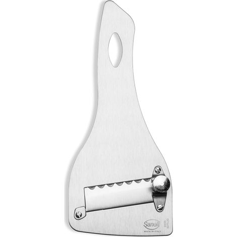 Sanelli, Tagliatartufi SAN-SLICE, Affetta tartufi professionale con regolatore di taglio, Finitura satinata, Inox (1/3)