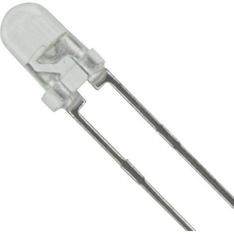 Lite-On LTW-420D7 LED blanc rond 3 mm 5.0 cd 25 ° 30 mA 3.3 V Q543611