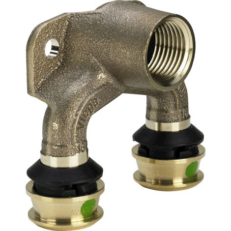Viega Raxofix écran double paroi 645946 16mmxRp 1 / 2x16mm, bronze de silicium, avec SC-Contur