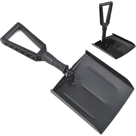 Pala para nieve - Pala para quitar la nieve - Pala ergonómica - Portátil - Plegable - Resistente - Multifuncional (1/5)