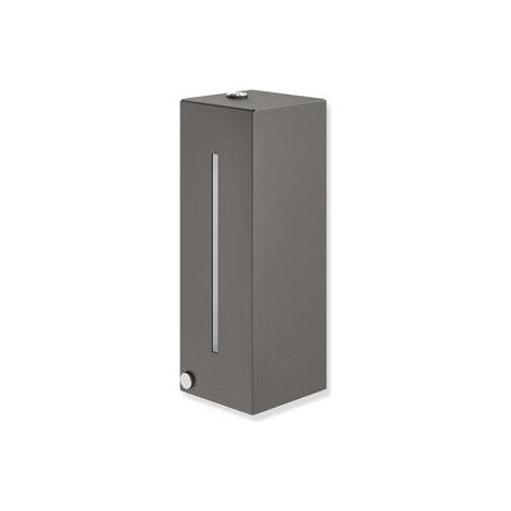 Dispensador de jabón en espuma HEWI SENSORIC con recubrimiento en polvo gris oscuro mate profundo