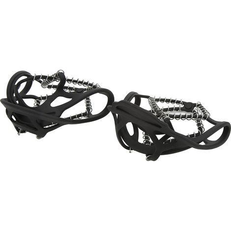 Crampons à Glace Amovibles Antidérapants Taille M (35-39) pour Chaussures, Idéaux pour Randonnée Hivernale et Verglas (1/5)
