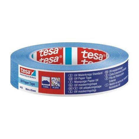 NASTRO CARTA ESTERNI BLU 4435 TESA - MM 25 ML 50- 12 pezzi