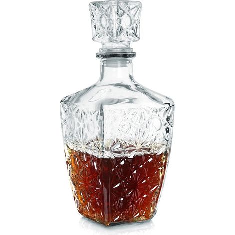 Carafe à Whisky en Verre Conique - 900ml