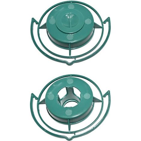 Mangeoire automatique suspendue en plastique pour oiseaux d'extérieur, idéale pour perroquets et pigeons. Convient également pour les biberons d'intérieur. Lot de 2. (1/4)