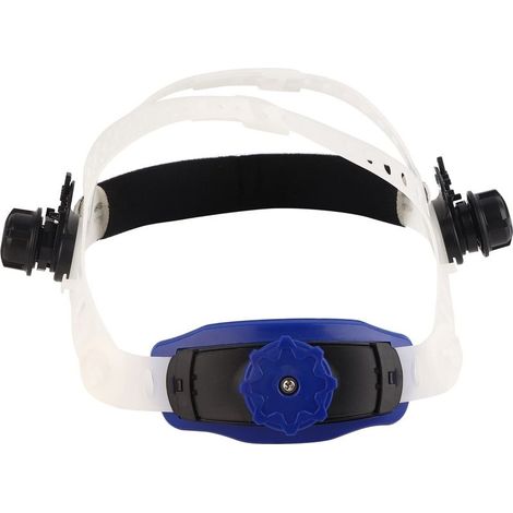 Bandeau casque soudage – plastique – masque soudeur – assombrissement automatique solaire – blanc (1/5)