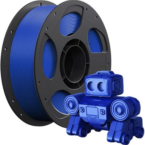 Filamento PLA, diametro 1,75 mm, peso 1 kg, 1 kg blu (1/2)