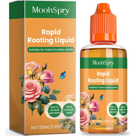 MOONSPRY Plant Nutrient Solution: Universal for flowering plants, potted plants, lawns and green plants promotes root growth and plant nutrition (1/5)
