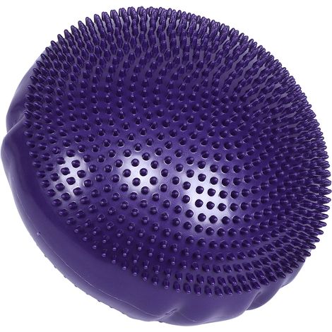 Lila, weiche Yoga-Balance-Scheibe, Gymnastik-Stabilitäts-Luftkissen-Massagematte ohne Pumpe (1/5)