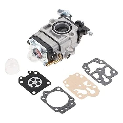Carburatore per decespugliatore 43cc 52cc Kit di riparazione carburatore con guarnizione a membrana Lampadina Trimmer Carburatore Tagliasiepi di ricambio per CG430 CG520 BC430 BC520 (1/5)