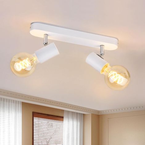 Plafonnier Applique Murale, Spot Bar Design RéTro, 2 Spots Orientables (1/5)
