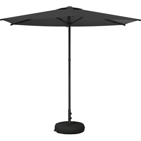 Paraguas de Jardín con Base 270 x 270 cm Poliéster Rectangular vidaXL