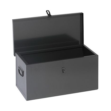 Coffre de chantier 500x250x250 mm – Volume 30 litres – Fermoir porte cadenas – Poignées ergonomiques pour transport facile – Sori