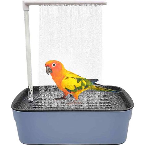 Baignoire Automatique pour Oiseaux,Baignoire Oiseaux Cage,Baignoire Multifonction,Douche à Perroquet à Circulation d'eau Automatique (1/5)