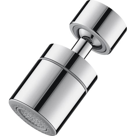 Aireador para grifo de cocina, giratorio 360°, regulador de caudal universal, con varilla de extensión, apto para cocinas y baños. (1/4)