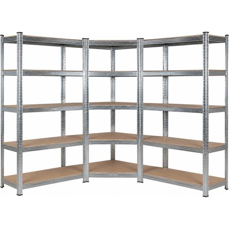 set 3 scaffali easy system 5 ripiani (1/4)