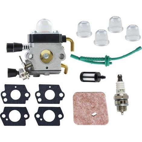 Carburateur pour débroussailleuse Stihl FS85/FS38/FS45/FS55 - Marque ZAMA, références C1Q-S186A/C1Q-S97, pièce de rechange (1/5)