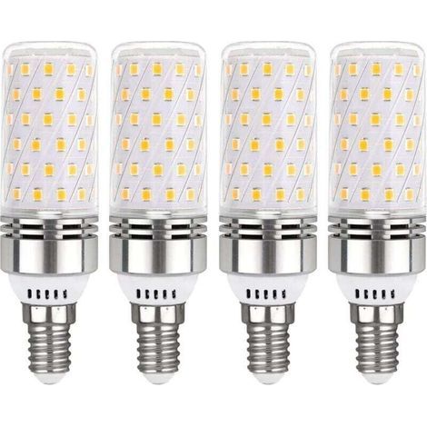 Ampoule E14 LED 12W BlaFroid 6000K, 1450LM, Équivalent Halogène E14 100W, 360° Lumiere, AC 220V, Ampoule E14 LED pour Éclairage Intérieur, non-dimmable, lot de 4 (1/5)