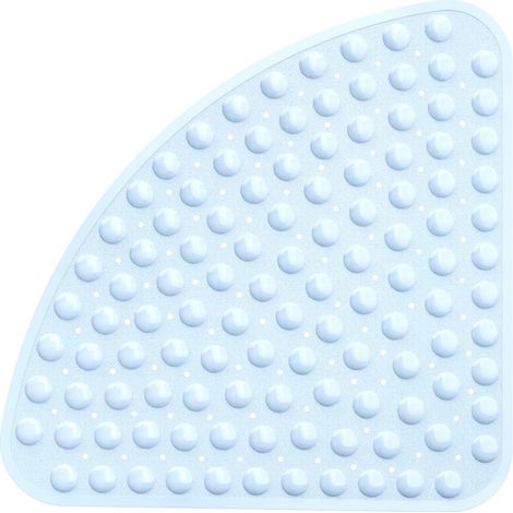 Tapis de douche d’angle antidérapant, tapis de bain pour coin de douche et protection sol salle de bain (1/4)